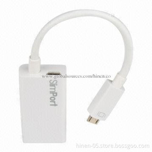 SlimPort to HDMI Adapter, Connect Your Notebook and Mobile Phone, Supports HDCP 1.3